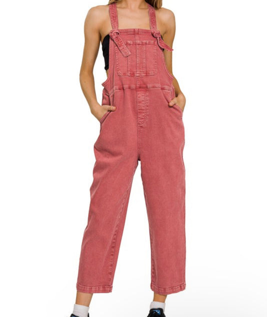 Cabernet relaxed fit overalls