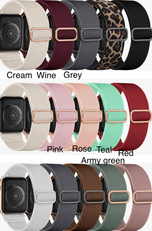 Stretchy Apple Watch bands